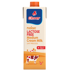 Clover Nolac UHT Lactose Free Medium Fat Milk 1 lt -  Rs 99.50