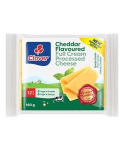 CLOVER IWS CHEDDAR PROCESSED CHEESE 180G - Rs 83.50